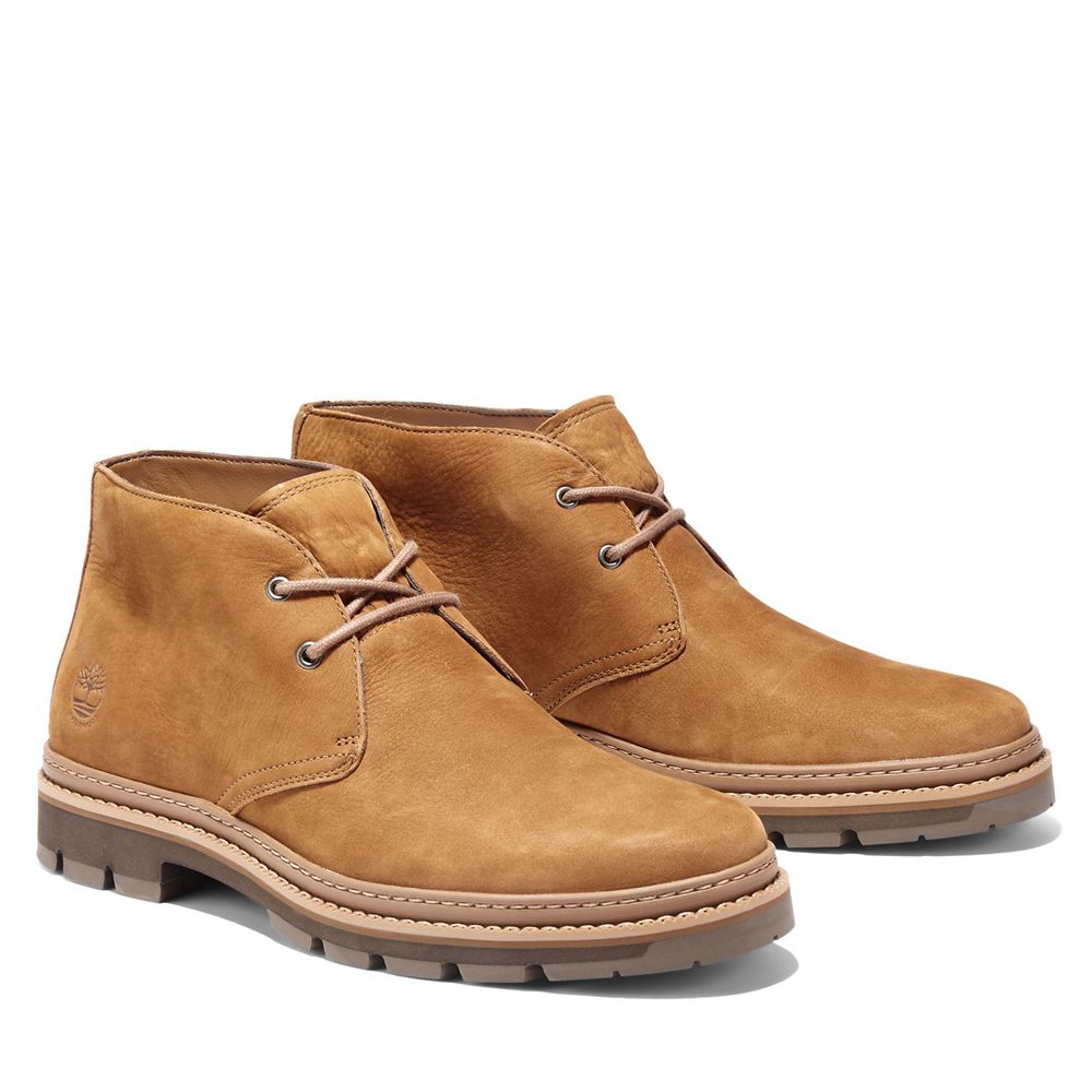 Botas Chukka Masculino - Timberland Port Union Impermeavel - BQNKE0358 - Marrom